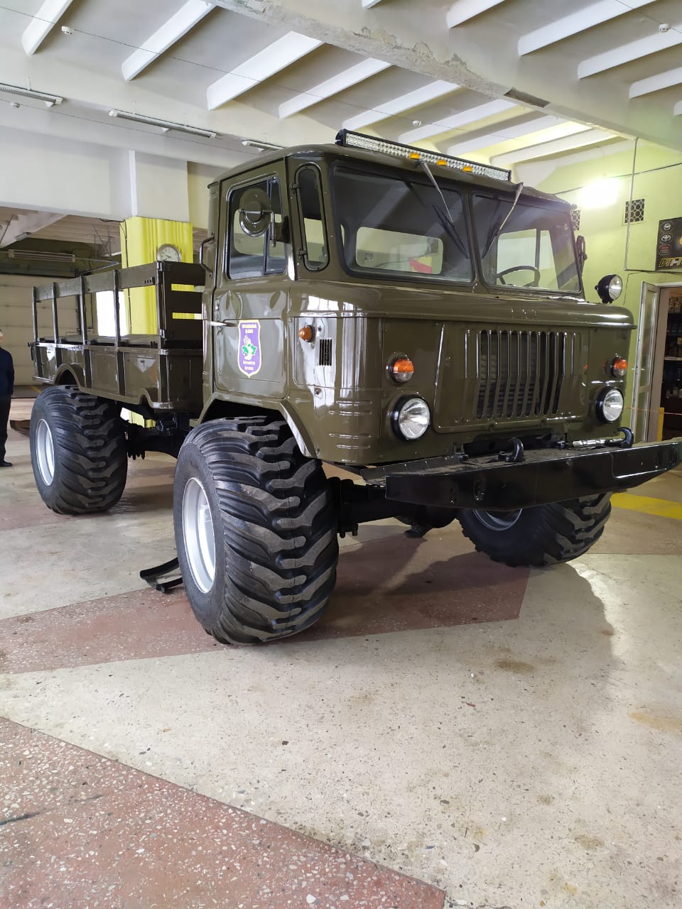 ГАЗ-66 на шинах низкого давления Бел-91 1150×620-22,5