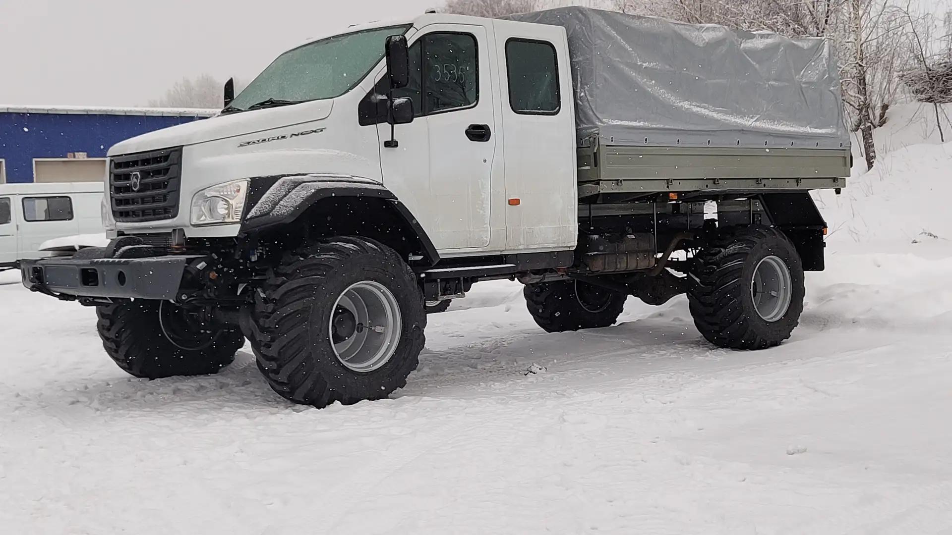 ГАЗ «Садко NEXT» на шинах низкого давления Бел-91 1150×620-22,5