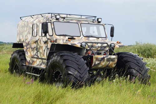 Вездеход Хищник на шинах Бел-44