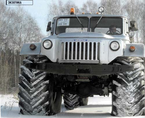 Вездеход на шинах Бел-44
