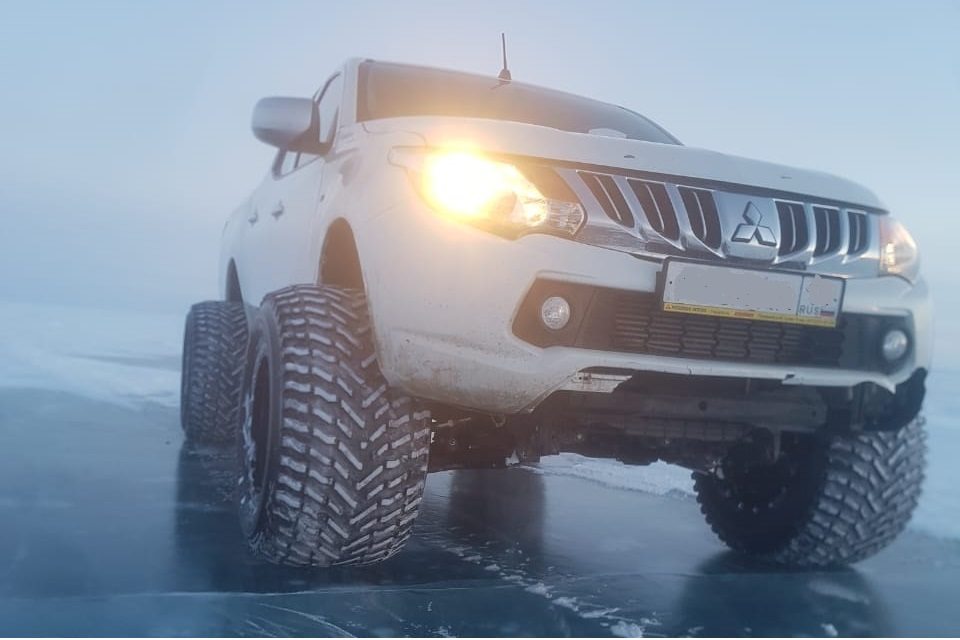 Mitsubishi на шинах «Шаина-3»