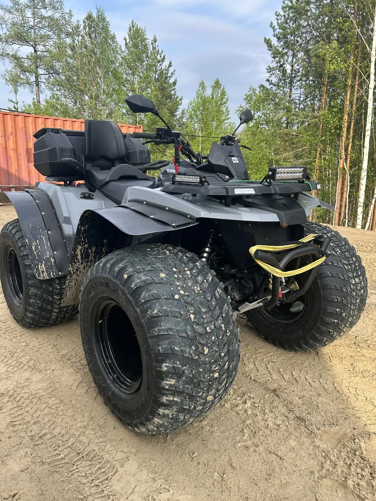 Квадроцикл на шинах низкого давления «Шаина-2»